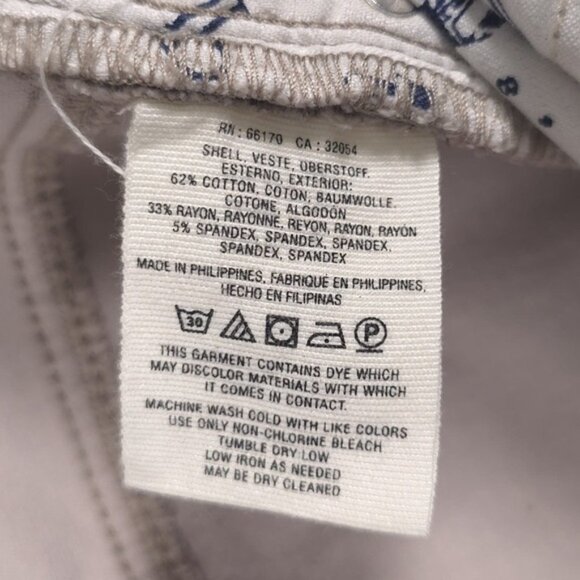 Anthropologie Pilcro and the Letterpress High-Rise Skinny Velvet Camo Pants 27 - Picture 14 of 14